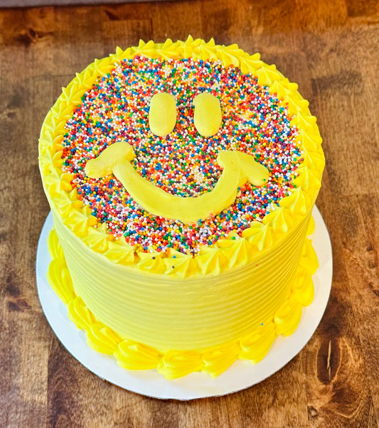 Smiley Face Cake