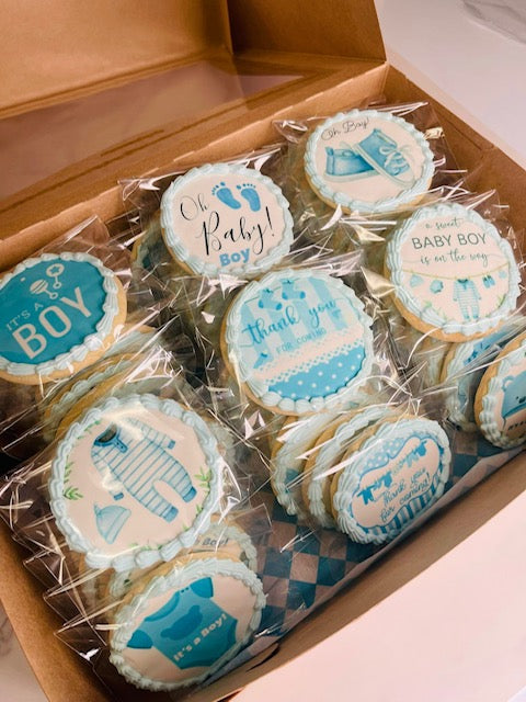 Baby Shower Cookies (Blue)