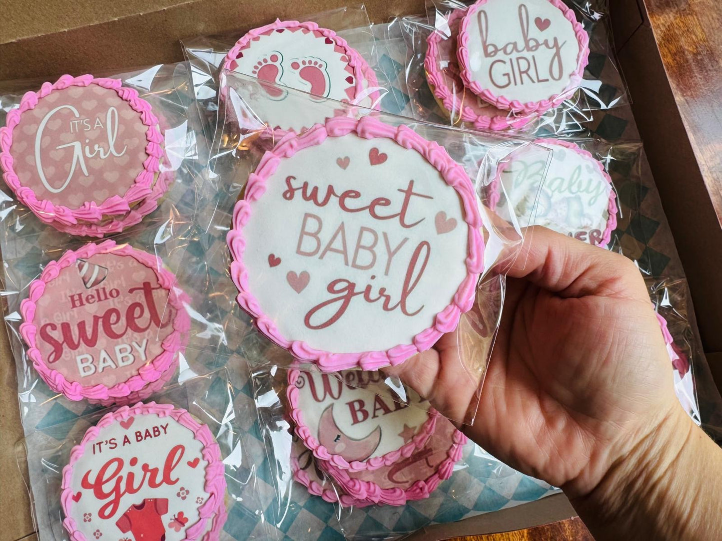 Baby Shower Cookies (Pink)