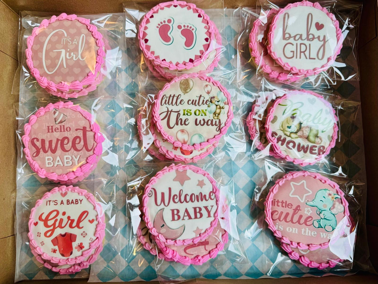 Baby Shower Cookies (Pink)