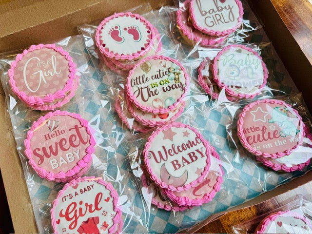 Baby Shower Cookies (Pink)