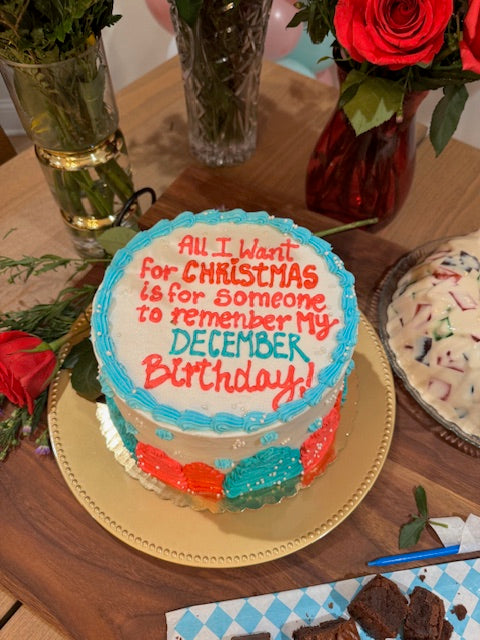 December Birthday Cake