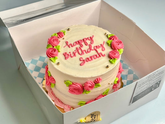 Buttercream Roses Cake