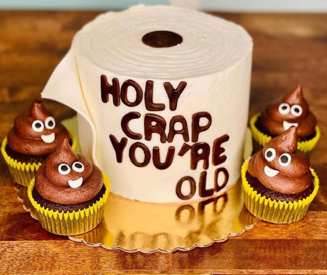You Are Old Cake w Cupcakes