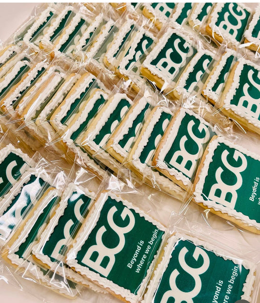 Corporate Logo Cookies