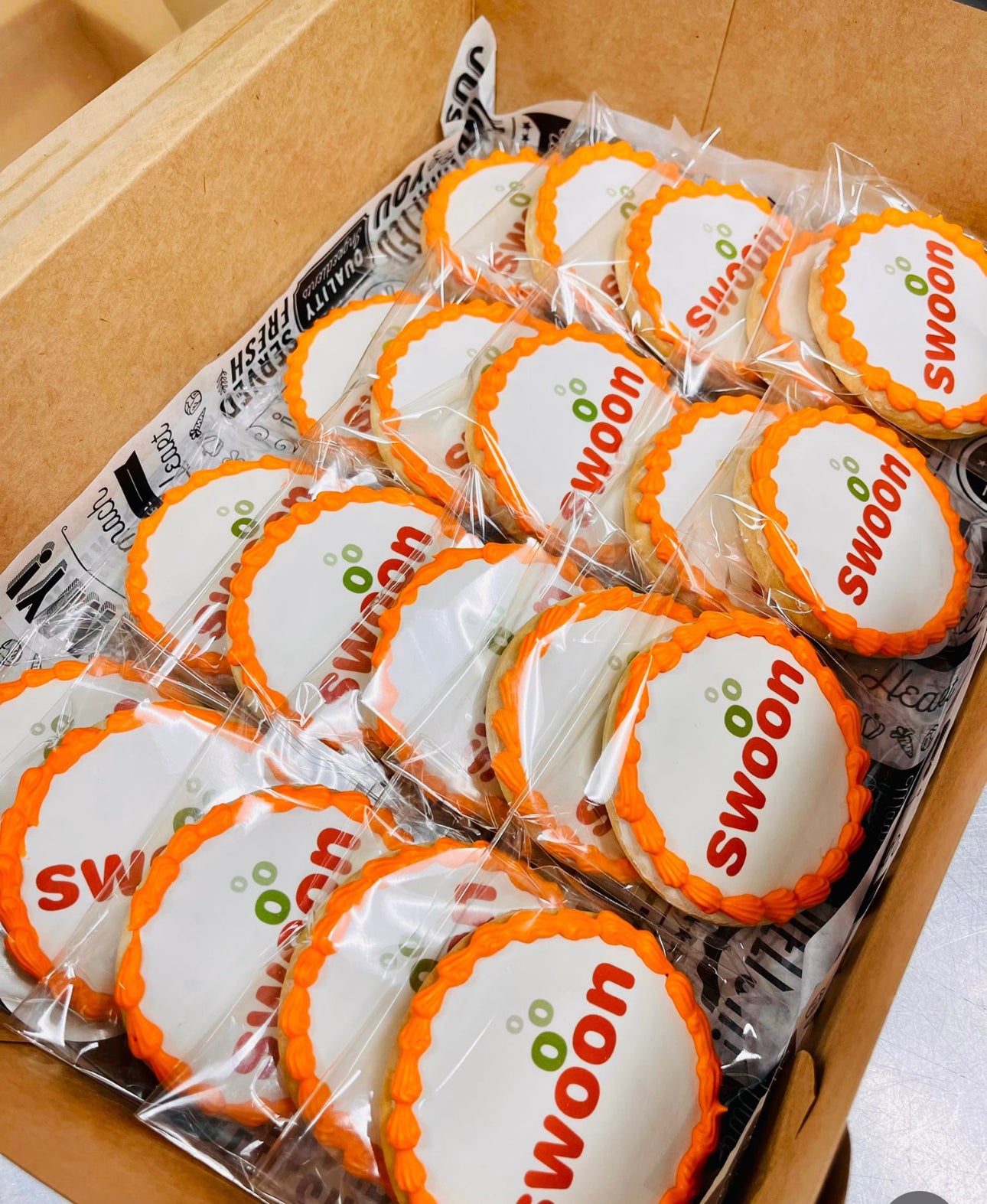 Corporate Logo Cookies