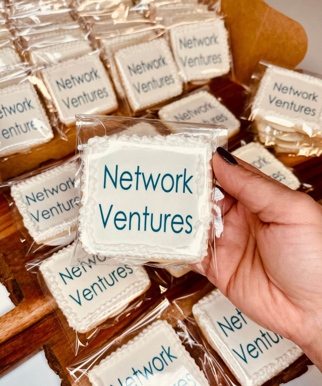 Corporate Logo Cookies