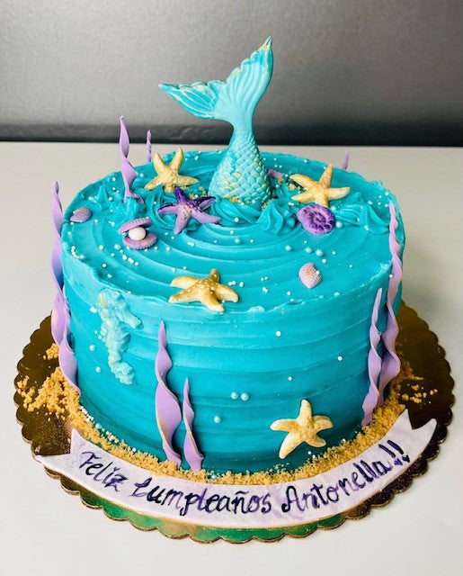 Little Mermaid cake