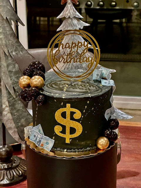 Money Maker Birthday Cake