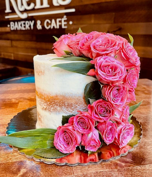 Semi Naked w Fresh Flowers