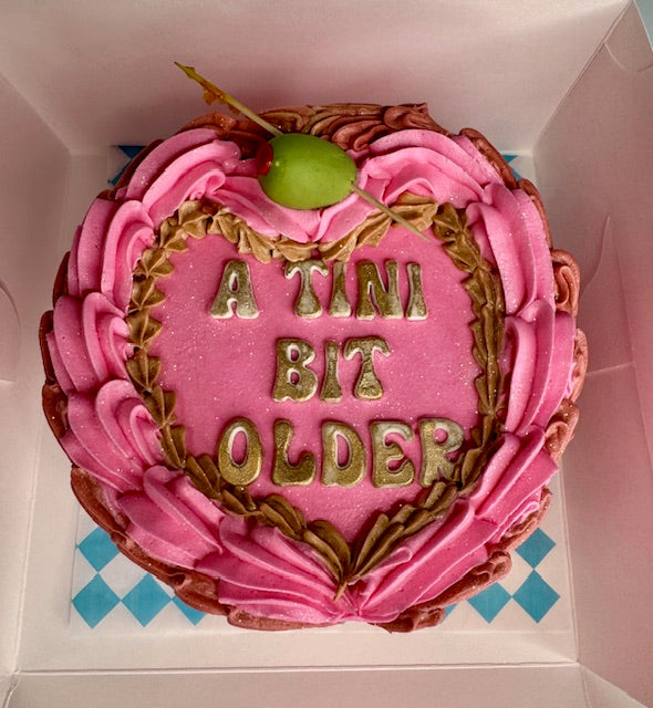 Pink Martini Cake (A Tini Bit Older)