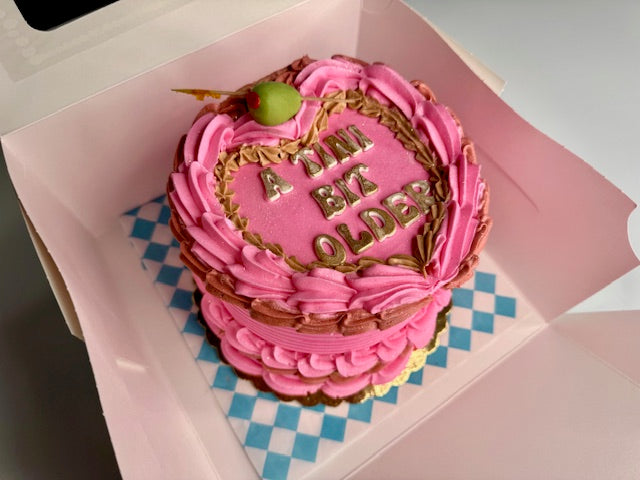 Pink Martini Cake (A Tini Bit Older)