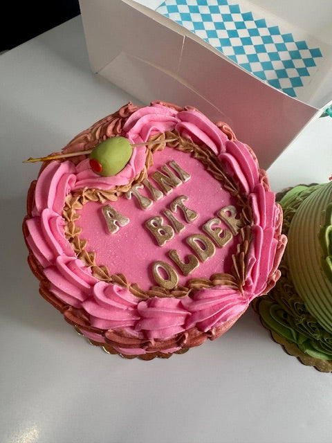 Pink Martini Cake (A Tini Bit Older)