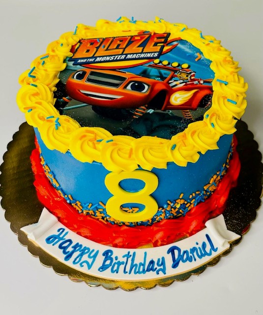 Blaze Monster Cake