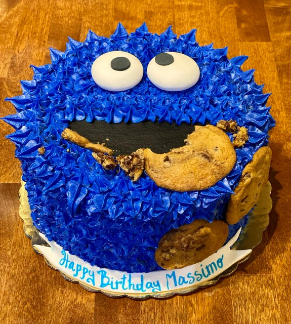 Cookie Monster Cake