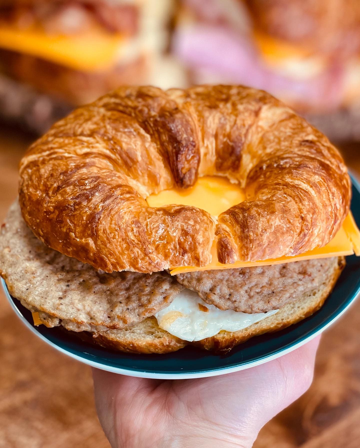 Croissant Sandwich Plater