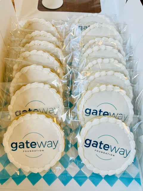 Corporate Logo Cookies