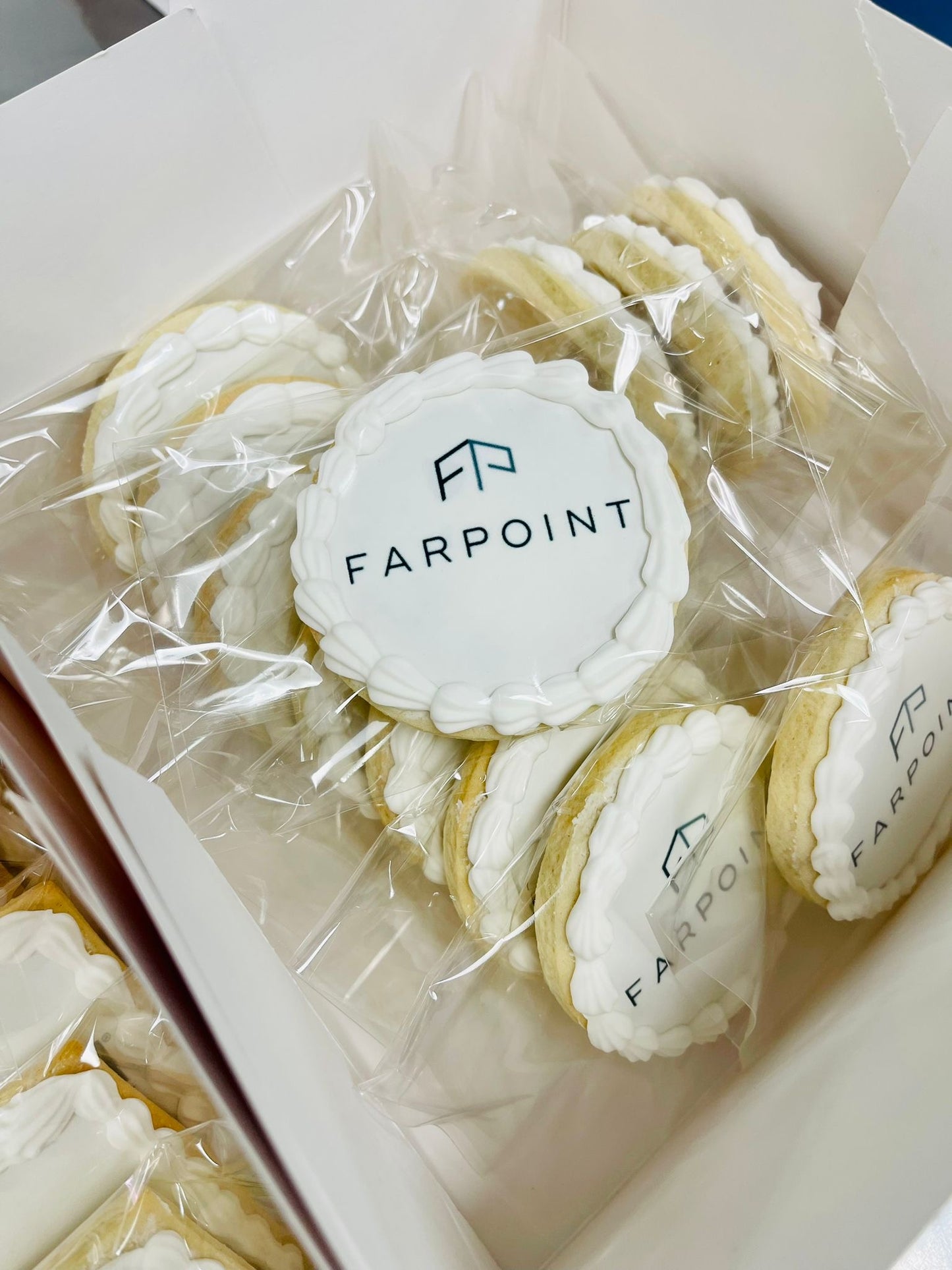 Corporate Logo Cookies