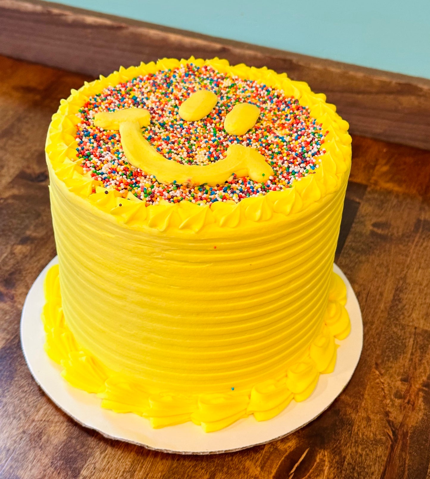 Smiley Face Cake