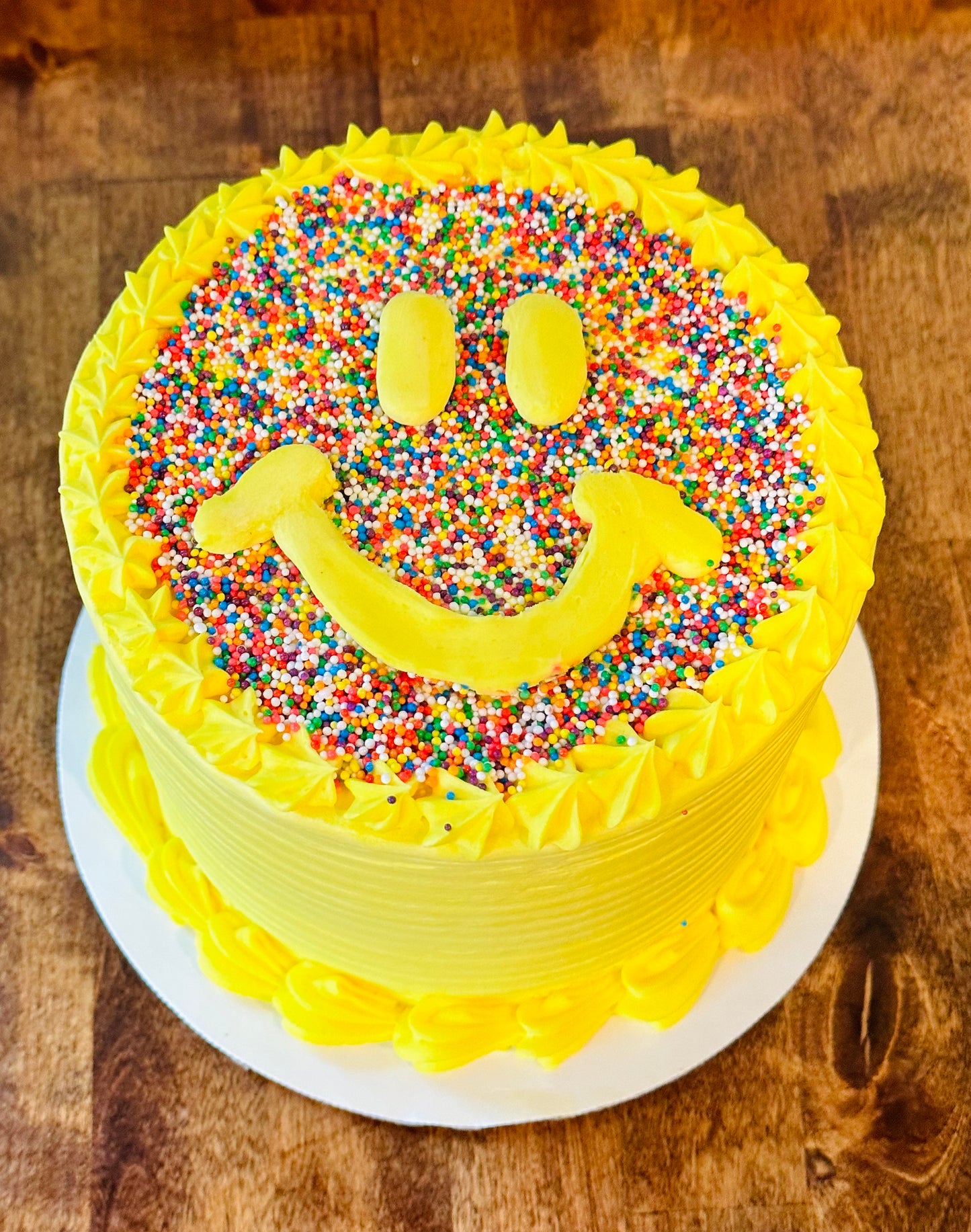 Smiley Face Cake