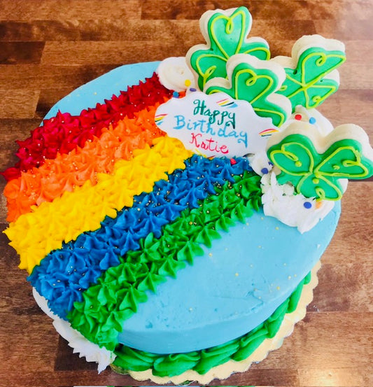 Lucky Rainbow Cake 🍀