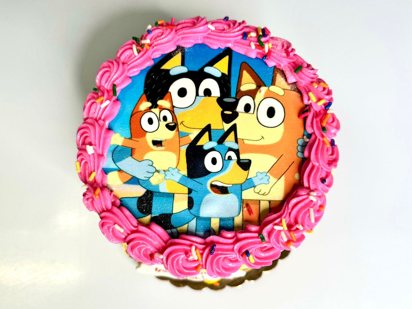 Bluey Family Birthday Cake