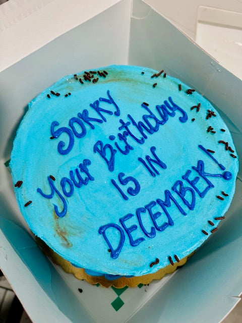 December Babies Cake