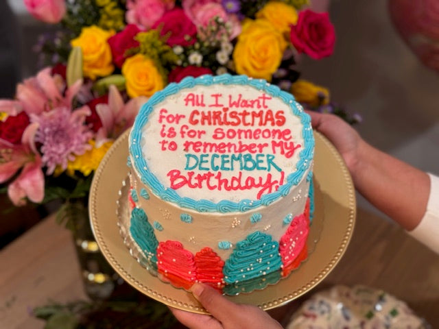 December Birthday Cake