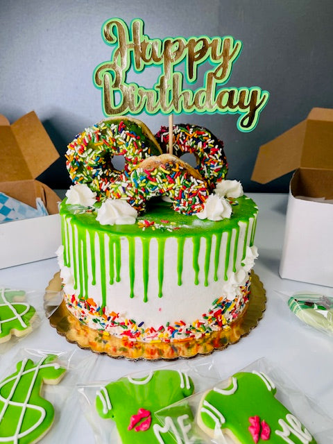 Lucky Donuts Cake