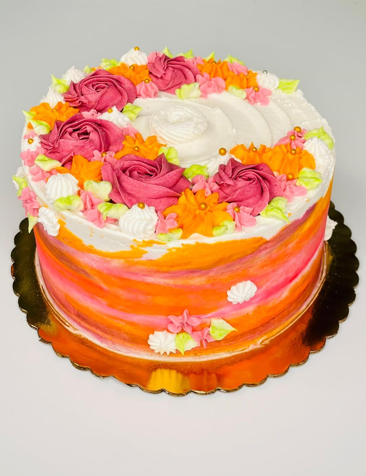 It's Your Birthday Floral Cake — Flowers 2 U