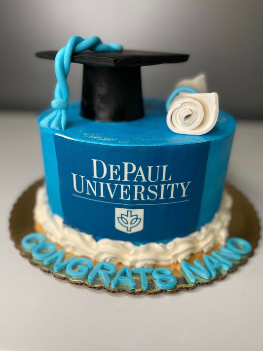 Graduation Cake DePaul University