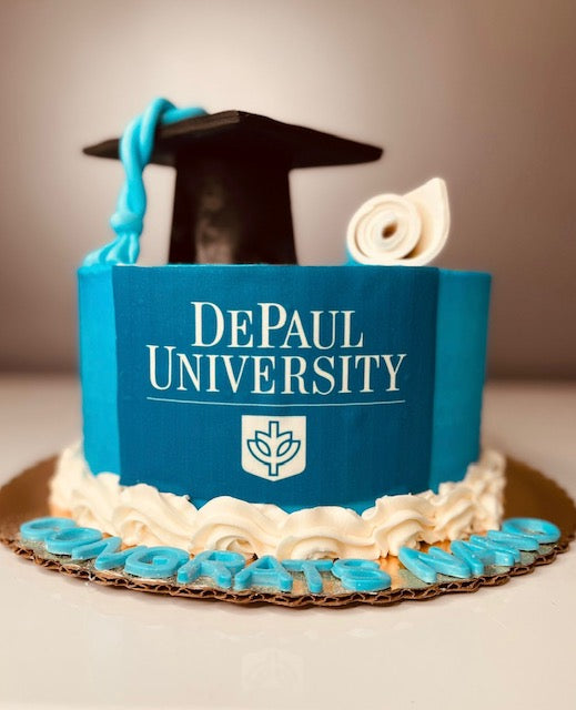Graduation Cake DePaul University