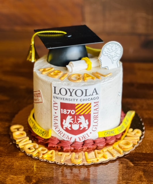 Graduation Cake Loyola University (By School)