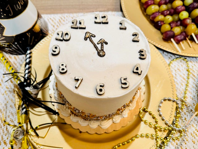 NYE Countdown Clock Cake