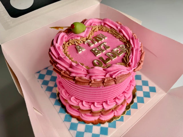 Pink Martini Cake (A Tiny Bit Older)