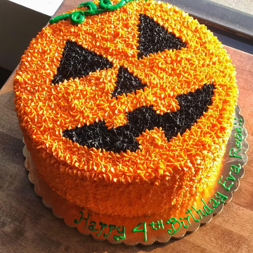 Jack-o'-Lantern Cake