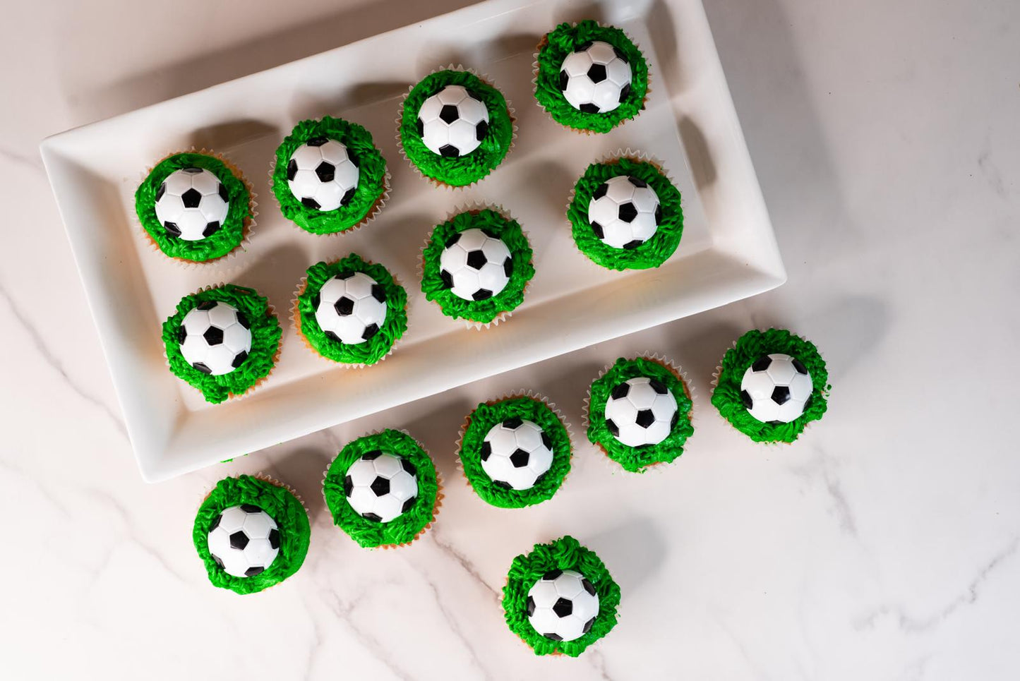 Soccer Cupcakes