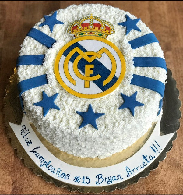 Real Madrid Birthday Cake  Recette dessert, Dessert, Recette