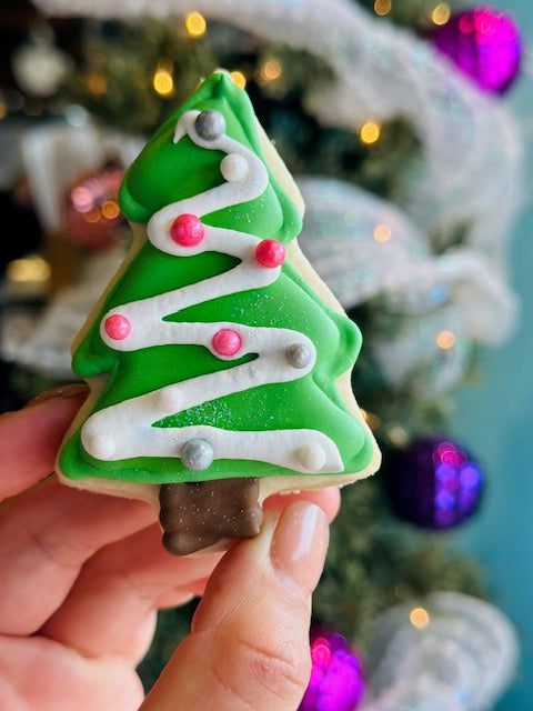 Christmas Tree Sugar Cookies 🎄