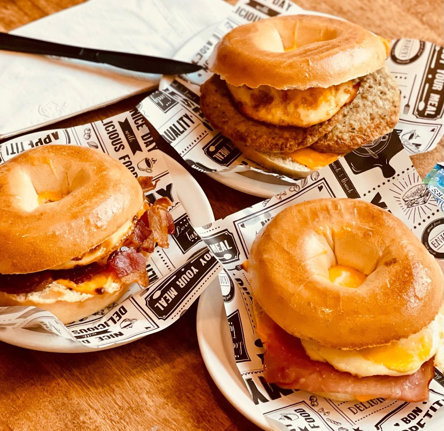 Bagel Sandwich Plater