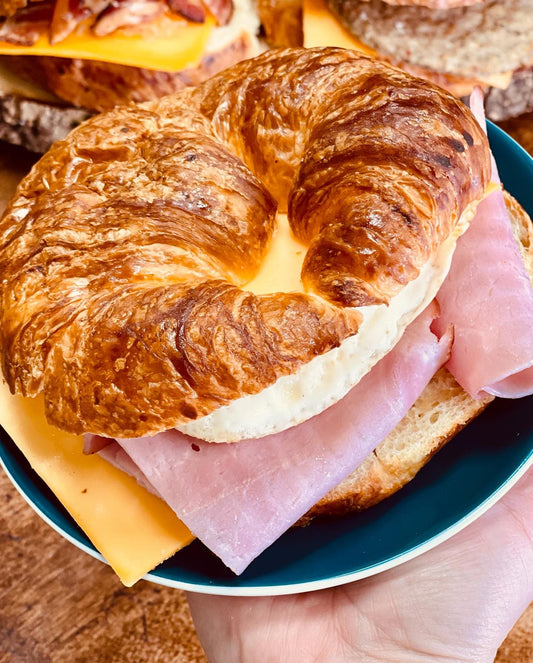 Breakfast Croissant Sandwich Plater
