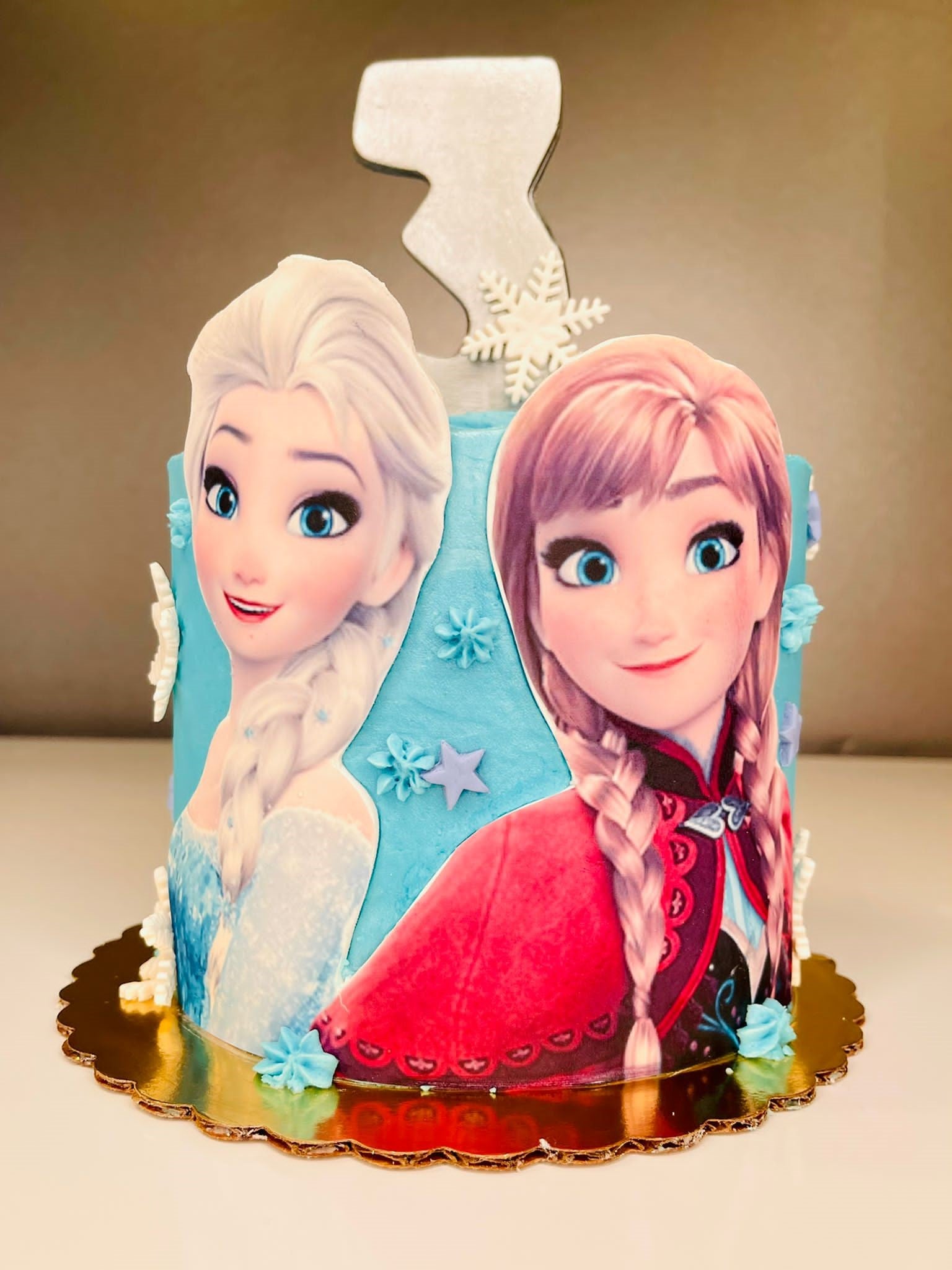 Frozen Theme Cake - The Cookie Writer